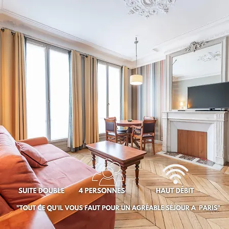 Le Luxe Abordable - 1 - Double - 4 Personnes - Vue Sur Rue Apartment Paris